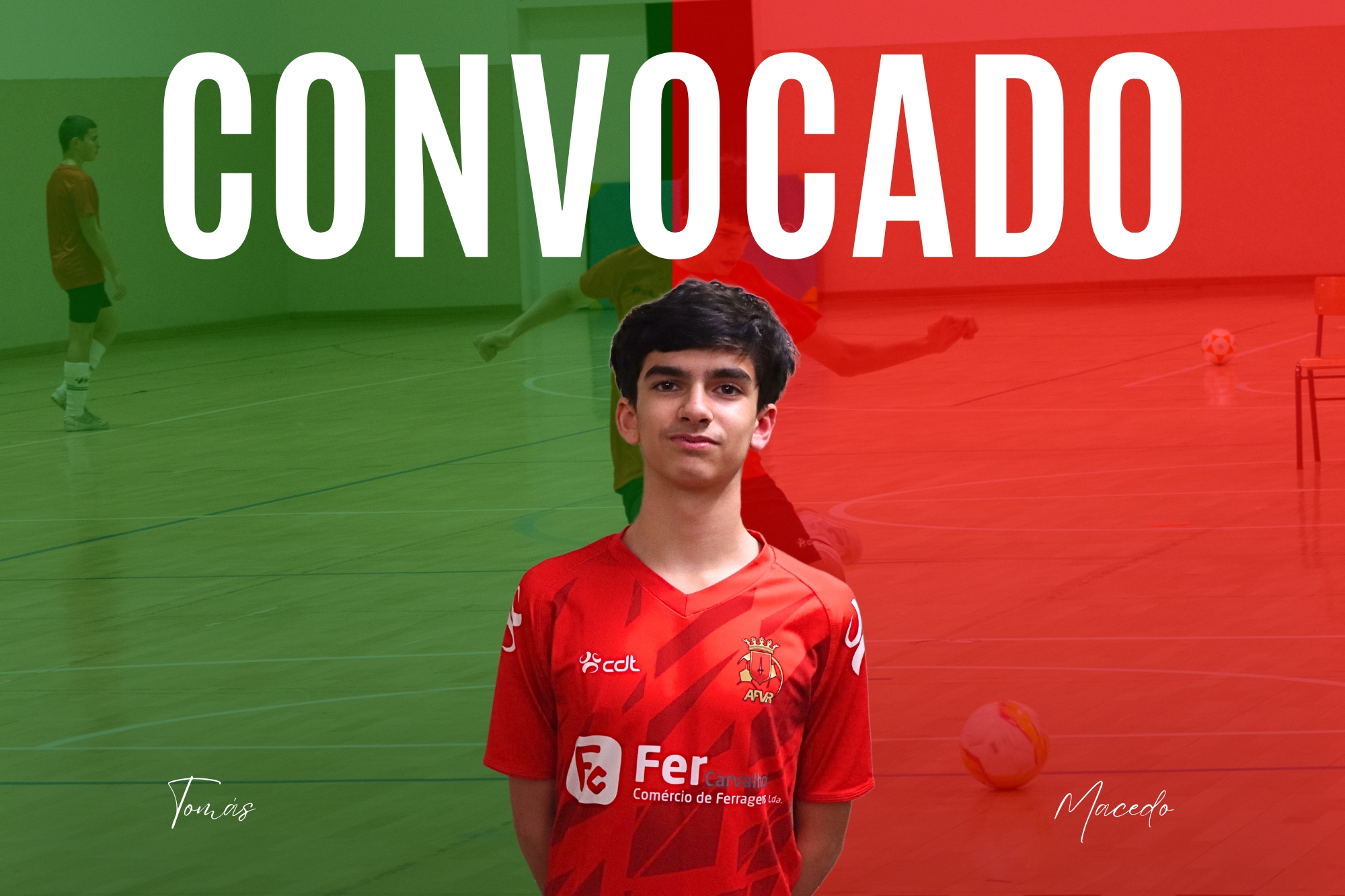 Atleta da AF Vila Real convocado para a Seleção Nacional